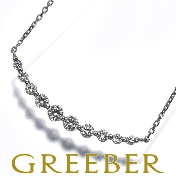 スタージュエリー ネックレス ダイヤ ダイヤモンド 0.42ct Pt950 BLJ/GENJ