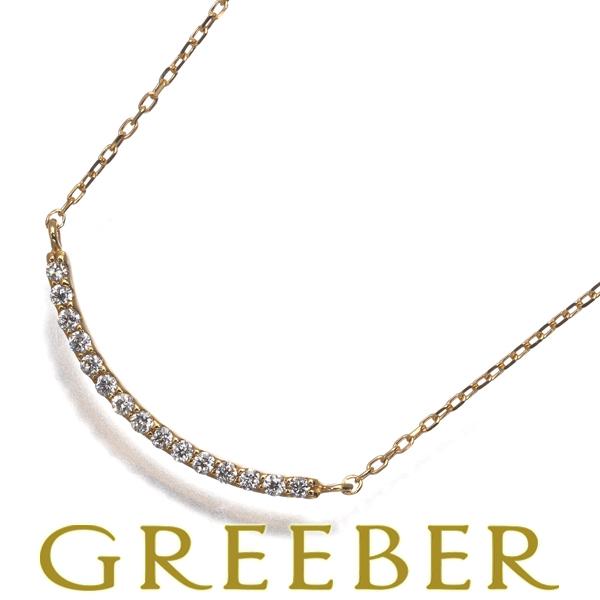 エテ ネックレス ダイヤ ダイヤモンド 0.06ct K18YG BLJ/GENJ