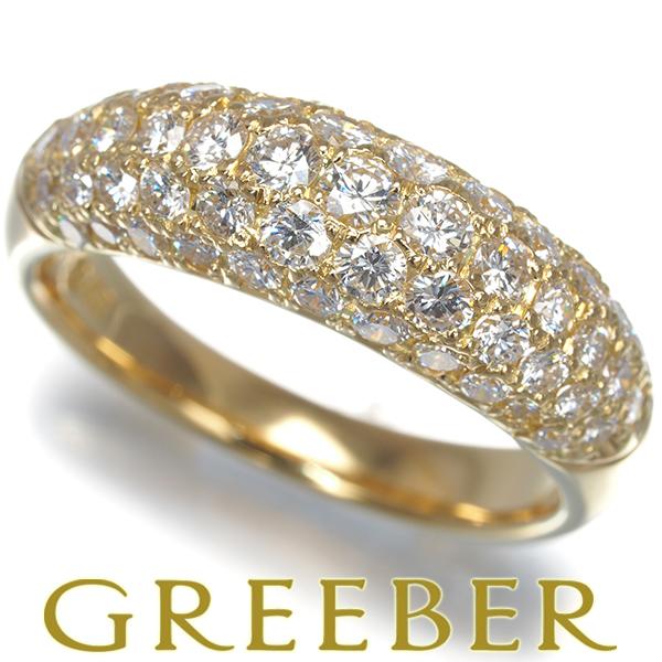 モニッケンダム リング ダイヤ ダイヤモンド 1.23ct パヴェ 11.5号 K18YG 指輪 B...