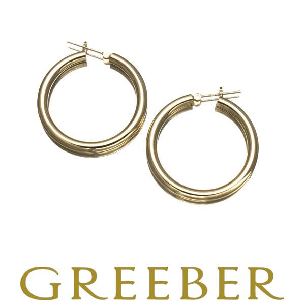 フープピアス ラウンド K18YG 3×30mm 2.1g  新品 /SZF