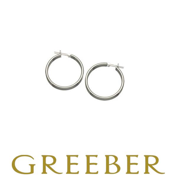 フープピアス ラウンド K18WG 2×30mm 1.8g  新品 /SZF