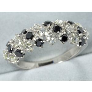 ローズカット＆ブラック　ダイヤ ダイヤモンド 1.13ct リング 指輪 Pt950/プラチナ GENJ  限界値下げ品