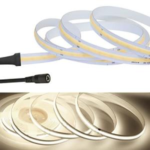 LEKE COB テープライトLEDストリップライトフレキシブル 高密度 LEDテープライト 1.5m 320LEDs/m 昼光色4000K D