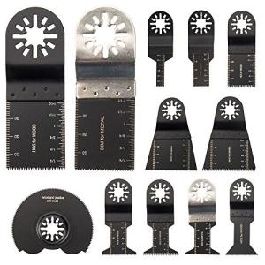 12点セット カットソーブレード マルチツール用高炭素鋼ストレートブレード