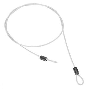 Zerodis. ワイヤーロック 南京錠と一緒に使用 長さ100cm 直径2mm ミニ 携帯便利