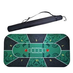 ポーカーマット デジタルプリントラバーフォーム 収納袋付き  本格的 ポーカー テキサスホールデム