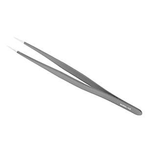 Utoolmart ピンセット ESDピンセット 静電防止ピンセット 尖り 全長135mm 1個入り ESD-12 精密ESD 極細 ステンレス製