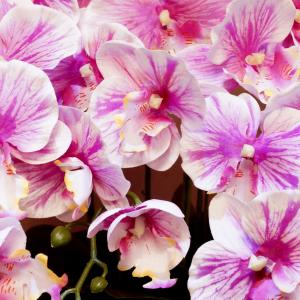 胡蝶蘭 造花 光触媒 5本立 シルクフラワー ...の詳細画像3