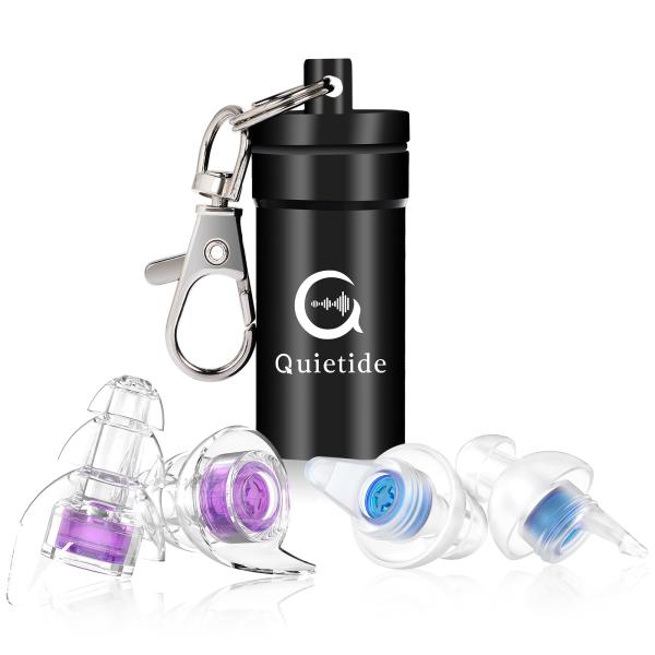 ライブ用耳栓 Quietide 耳栓 ライブ イヤープロテクター 聴覚障害予防 コンサートやフェス、...