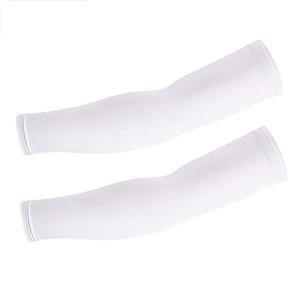アームカバー 滑り止め 腕カバー 白 uvカット日除け 冷たい スリーブ サポーター アームガード アームウォー