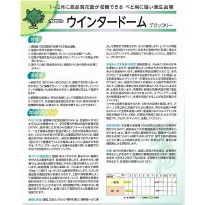 ブロッコリー ウインタードーム ペレット120...の詳細画像3