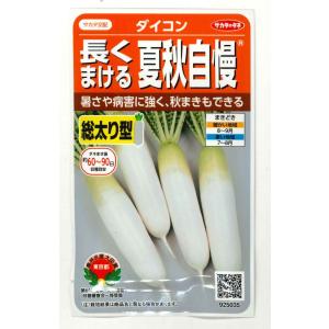 大根 夏秋自慢 約140粒 実咲450 (203249) (株)サカタのタネ｜グリーンロフトネモト