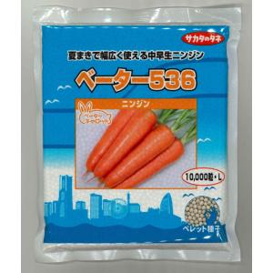 人参 ベーター536　ペレット1万粒　（株）サカタのタネ｜グリーンロフトネモト