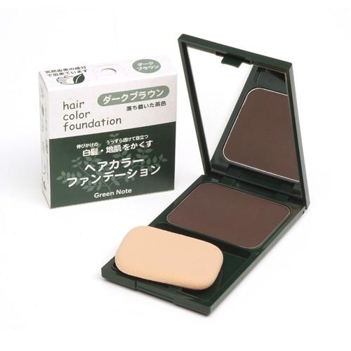 ヘアカラーファンデーション　ダークブラウン