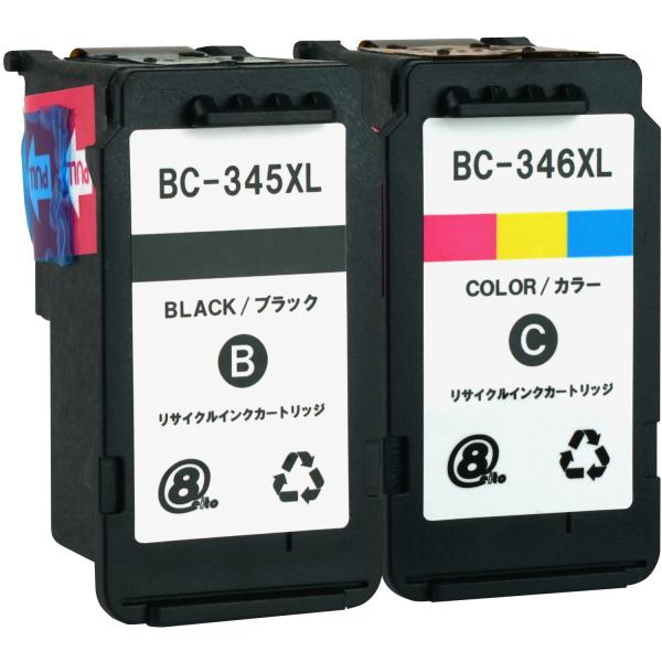 キヤノン BC-345XLBK(ブラック) BC-346XLCL(カラー) 各1本 合計2本セット　...