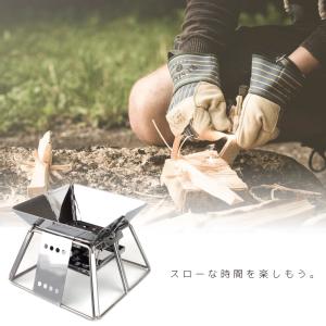 焚き火台 バーベキュー コンロ コンパクト 収...の詳細画像1