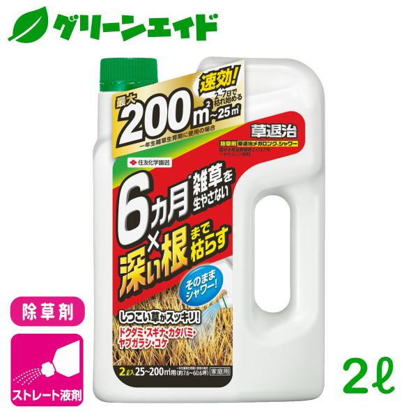 除草剤 草退治メガロングシャワー 2L 住友化学園芸 雑草 緑地 速効 持続