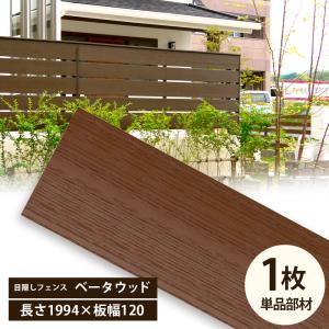 ちょこママさま専用ページ♡片開きフェンス　一枚板 ベータウッド 板材1枚単品部材 L2393×W60×t12 横張りタイプ 樹脂製