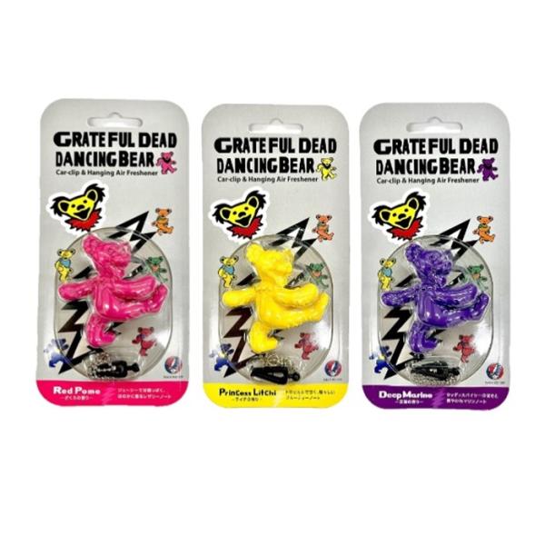 GONESH GRATEFU LDEAD DANCING BEAR CAR CLIP＆HANGING...