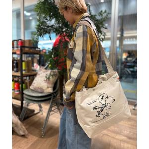 スヌーピー【SNOOPY】Canvas Switching Tote Bag(SKATE柄)｜greenbowl