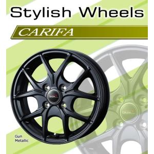 【2018年製】ピレリ アイスアシンメトリコ 155/65R14 75Q＆カリファ ガンメタ 4.5-14 4/100 +45◆軽自動車用スタッドレスタイヤ