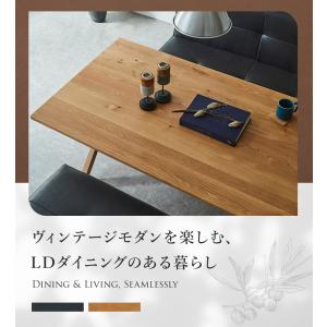 ダイニングテーブルセット 160cm 3点セッ...の詳細画像1