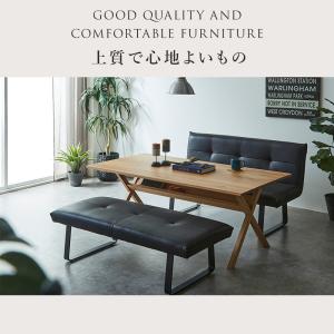 ダイニングテーブルセット 160cm 3点セッ...の詳細画像4