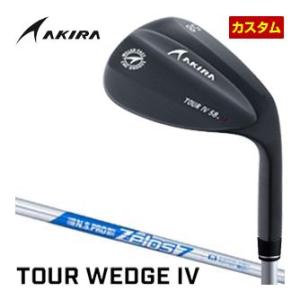 特注カスタムクラブ アキラ ツアーウエッジ IV ブラックPVD仕上げ N.S.PRO ZELOS ...
