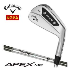 特注カスタムクラブ キャロウェイ APEX MB アイアン 6本セット[＃5-P] Aerotech Steel Fiber i95cw シャフト｜greenfil-wear