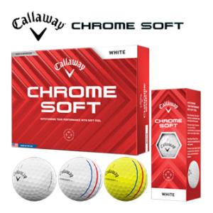 キャロウェイ CHROME SOFT ゴルフボール [12球入り] 2024年モデル