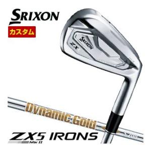 特注カスタムクラブ スリクソン ZX5 Mk II アイアン ダイナミックゴールド D.S.T. New Design シャフト 単品[＃4、＃5、＃6、＃7、＃8、＃9、PW、AW、SW]