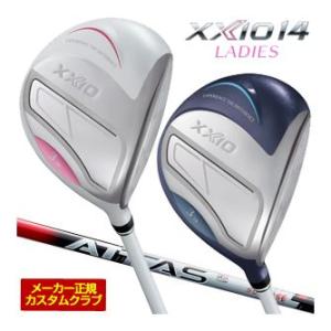 20％OFFクーポン対象 特注カスタムクラブ ゼクシオ 14 レディース フェアウェイウッド UST Mamiya ATTAS RX SUNRISE RED シャフト