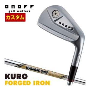 特注カスタムクラブ オノフ 2024 KURO FORGED アイアン 4本セット[＃7-P] ダイナミックゴールド EX ツアーイシュー シャフト 標準グリップ仕様｜greenfil-wear