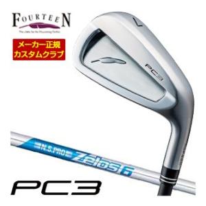 特注カスタムクラブ フォーティーン 2024 PC3 アイアン N.S.PRO ZEROS 6 シャ...