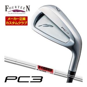 特注カスタムクラブ フォーティーン 2024 PC3 アイアン KBS TOUR S-TAPER シ...