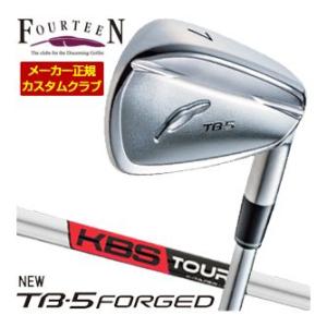 特注カスタムクラブ フォーティーン 2025NEW TB-5 FORGED アイアン KBS TOU...