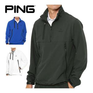ピン メンズ ゴルフウェア ハーフジップ ブルゾン 621-1220006 M-3L｜greenfil-wear