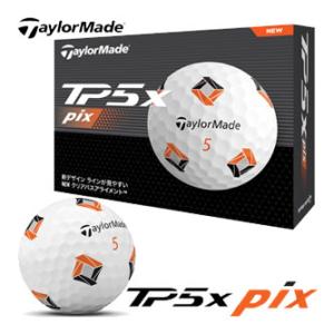 TaylorMade テーラーメイド 2024年モデル TP5 pix ゴルフボール TaylorMade テーラーメイド 2024年モデル TP5 pix ゴルフボール