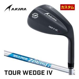 特注カスタムクラブ アキラ ツアーウエッジ IV ブラックPVD仕上げ N.S.PRO ZELOS ...