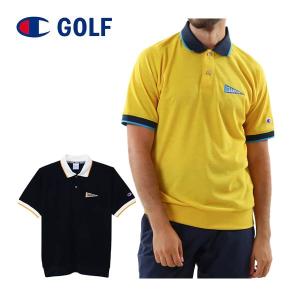 チャンピオン ゴルフウェア メンズ ドライジャージー 半袖ポロシャツ C3-ZG303 2024年春夏モデル M-XL｜greenfil