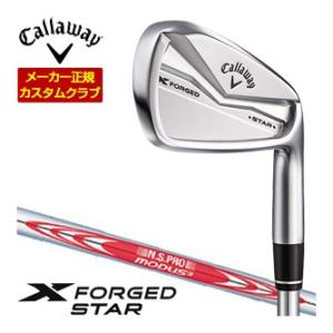 特注カスタムクラブ キャロウェイ X FORGED STAR 24 アイアン 6本セット[＃5-P] N.S.PRO MODUS3 TOUR120 シャフト｜greenfil