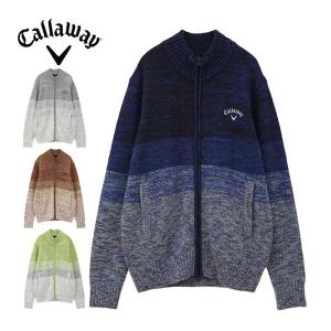 Callaway（キャロウェイ） メランジグラデーション フルジップ ニット