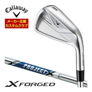 特注カスタムクラブ キャロウェイ X FORGED アイアン 4本セット[＃7-P] ライフル プロ...
