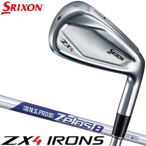 スリクソン ZX4 アイアン N.S.PRO ZELOS 8 スチールシャフト 単品[＃4 