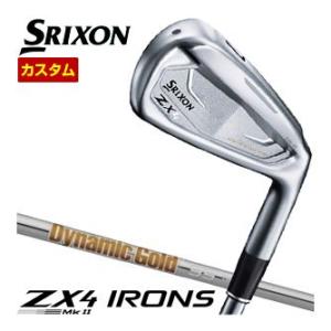 特注カスタムクラブ スリクソン ZX4 Mk II アイアン ダイナミックゴールド 85 シャフト 単品[＃4、＃5、＃6、＃7、＃8、＃9、PW、AW、SW]｜greenfil