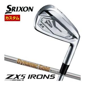 特注カスタムクラブ スリクソン ZX5 Mk II アイアン ダイナミックゴールド 120 シャフト 単品[＃4、＃5、＃6、＃7、＃8、＃9、PW、AW、SW]｜greenfil