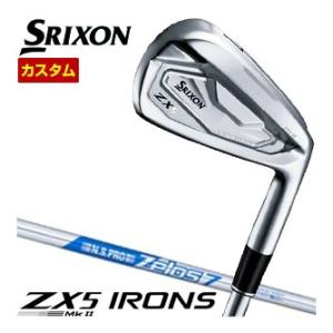 特注カスタムクラブ スリクソン ZX5 Mk II アイアン N.S.PRO ZELOS 7 シャフト 5本セット[＃6-P]｜greenfil