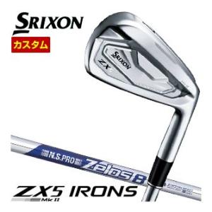 特注カスタムクラブ スリクソン ZX5 Mk II アイアン N.S.PRO ZELOS 8 シャフ...