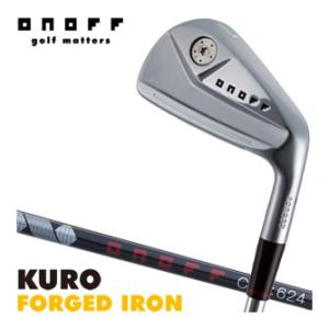 オノフ 2024 KURO FORGED アイアン CBT-624I カーボンシャフト 5本セット[...