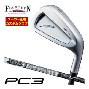 特注カスタムクラブ フォーティーン 2024 PC3 アイアン グラファイトデザイン ツアーAD 5...